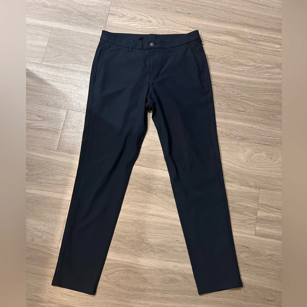 lululemon athletica Navy Slim-Fit Dress Pants